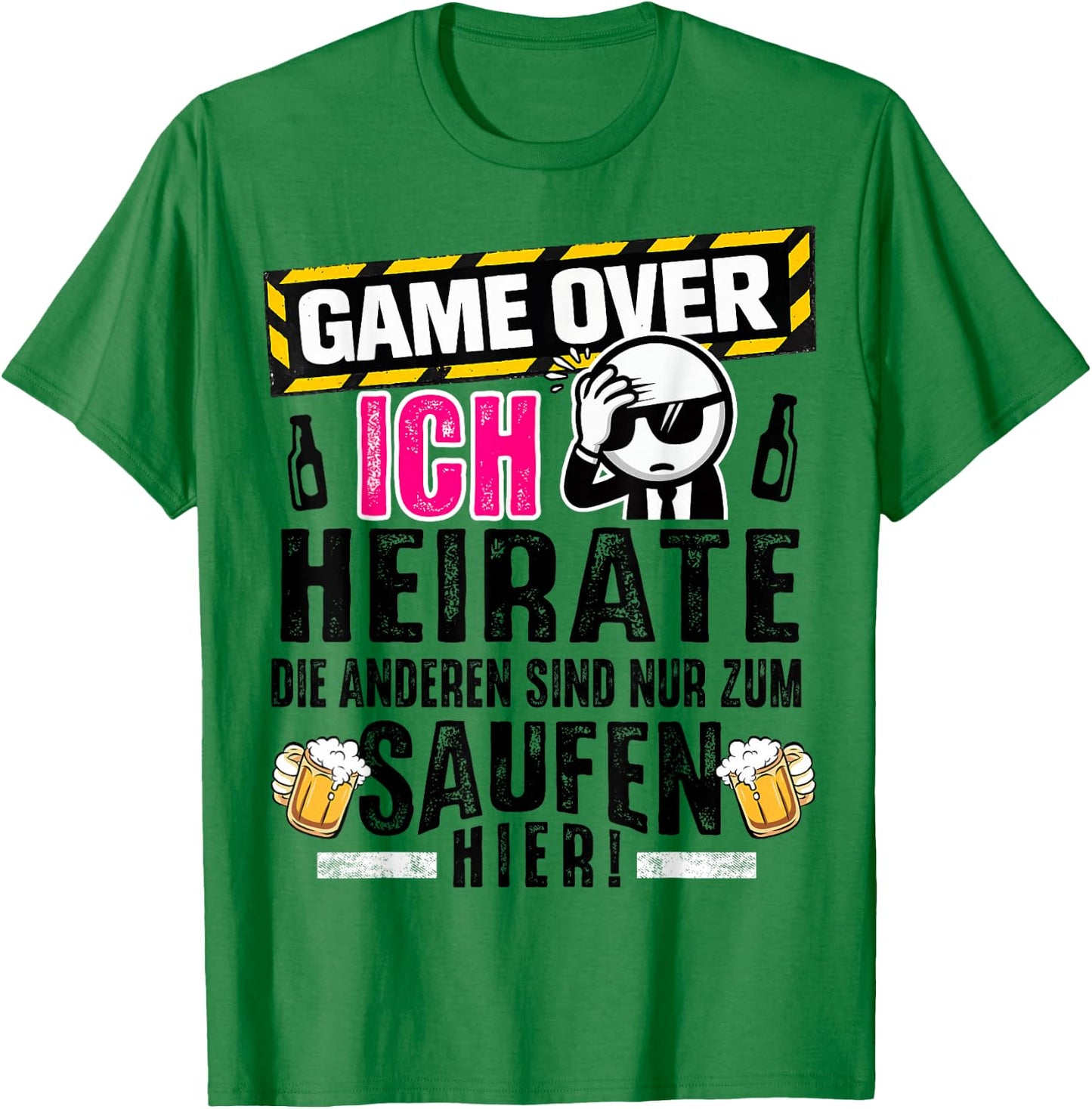 Bräutigam Kostüm JGA Männer Junggesellenabschied T-Shirt - T-Shirt | Irish Green