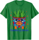 Coffee & Plant Lover Mexican Talavera Plantitas Y Cafecito T-Shirt - T-Shirt | Irish Green
