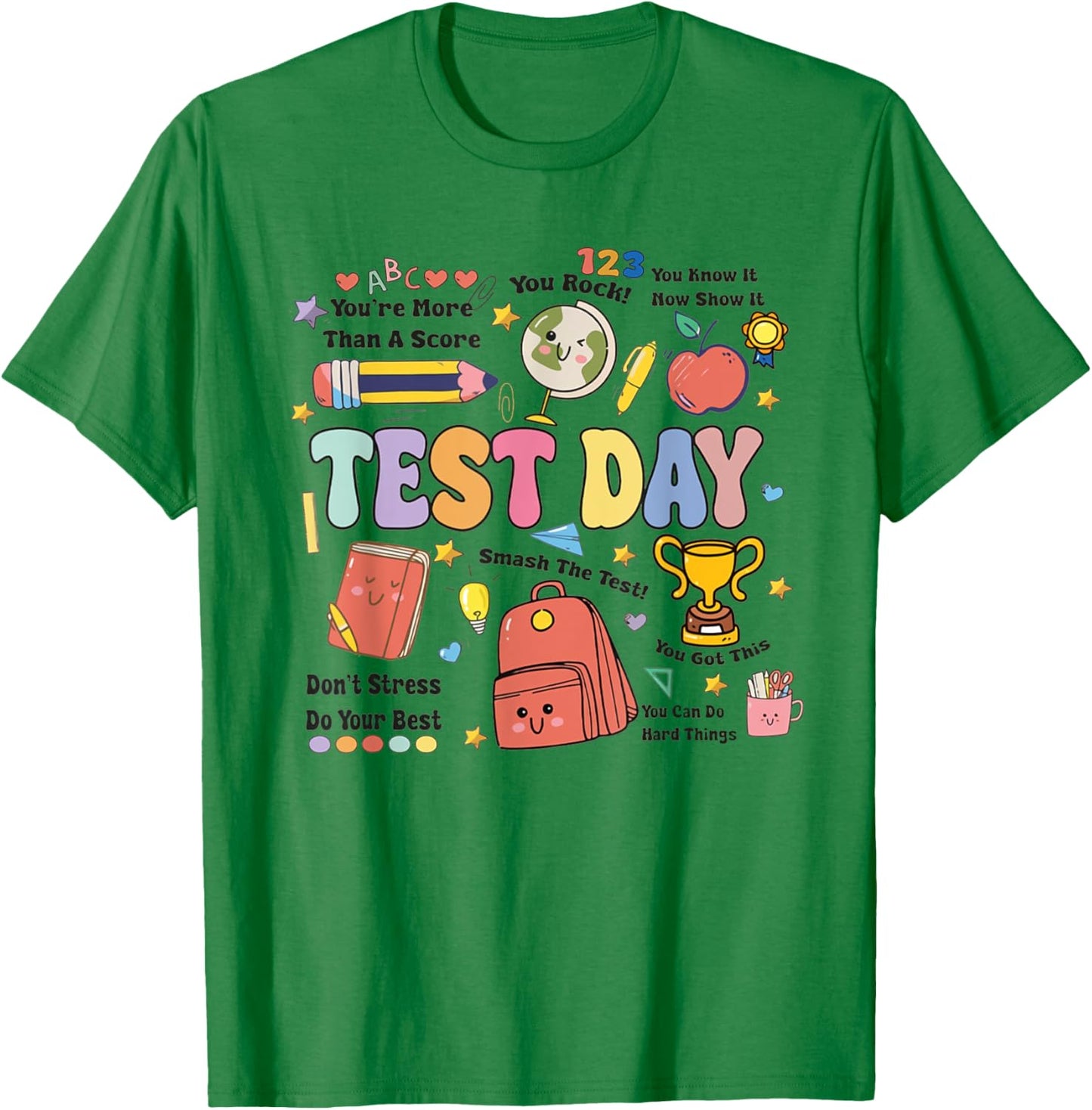 Teacher Test Day Team State Testing Teacher Appreciation T-Shirt - T-Shirt | Irish Green