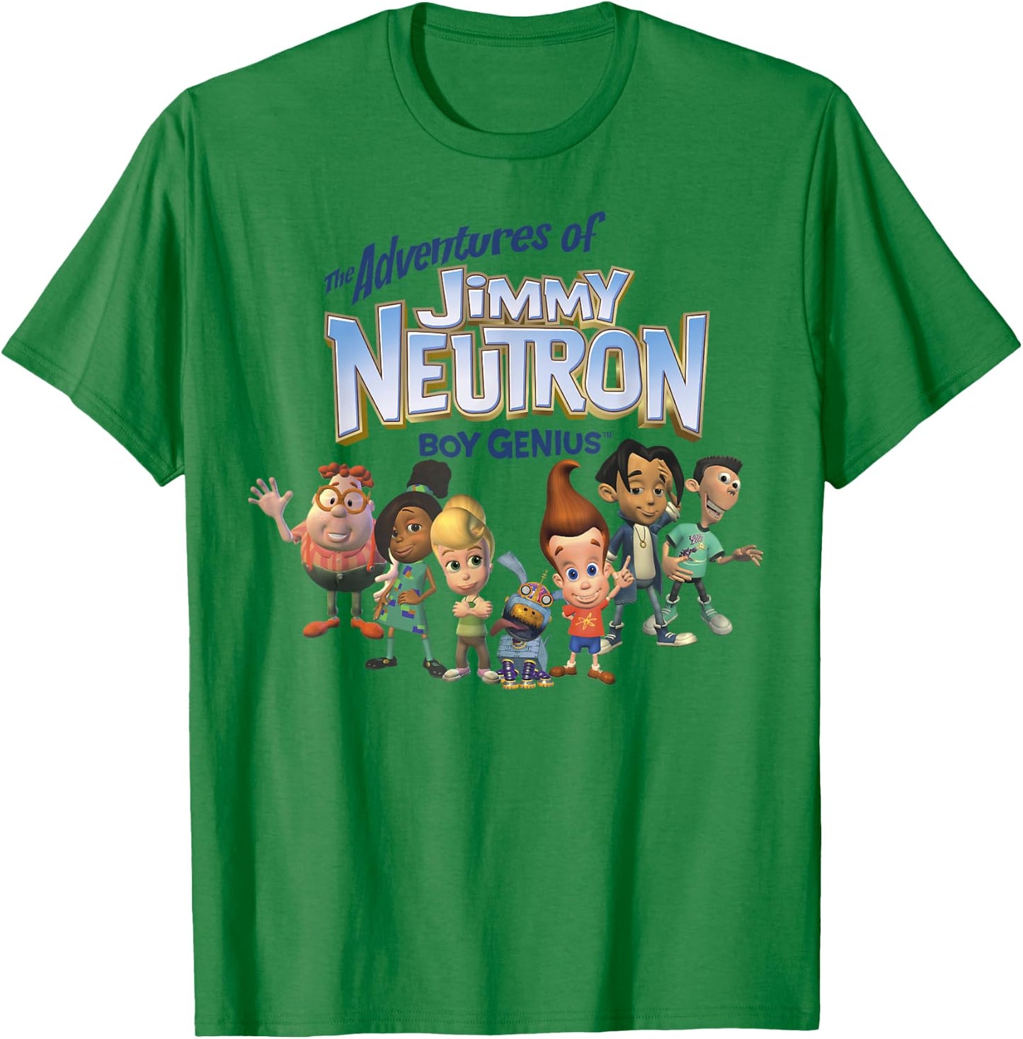 Nickelodeon Jimmy Neutron The Adventures of Boy Genius T-Shirt - T-Shirt | Irish Green