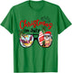 Christmas In July Sunglasses Santa Flamingo Summer Vacation T-Shirt - T-Shirt | Irish Green