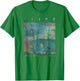 Disney Alice in Wonderland Faded Wildflower Forest Panel T-Shirt - T-Shirt | Irish Green