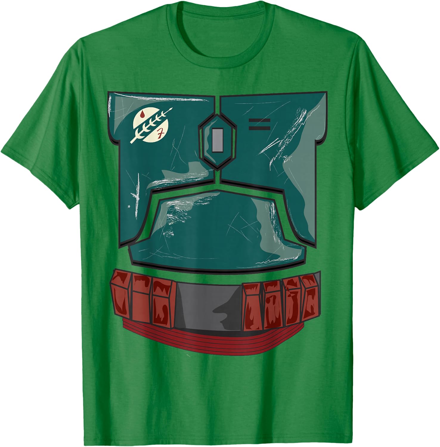 Star Wars Halloween Boba Fett Costume T-Shirt - T-Shirt | Irish Green