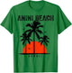 Anini Beach Hawaii Surfing Surfboarding T-Shirt - T-Shirt | Irish Green