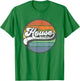 House Music - Retro DJ Sunset T-Shirt - T-Shirt | Irish Green