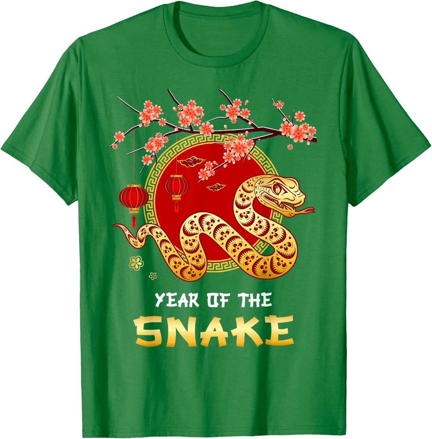 Year of The Snake 2025 Lunar New Year Chinese New Year 2025 T-Shirt - T-Shirt | Irish Green