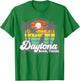Vintage Daytona Beach Florida Surfing Retro 70's Surf Gift Women Girls Kids T-Shirt - T-Shirt | Irish Green