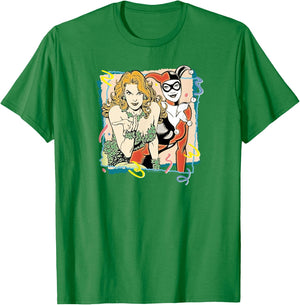 Batman Totally Harley Quinn & Poison Ivy T-Shirt - T-Shirt | Irish Green