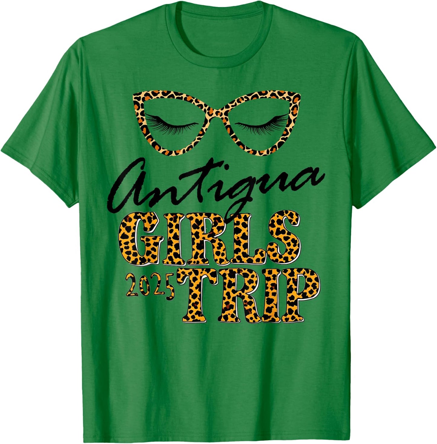 Girls Trip Antigua 2025 Shirt Weekend Birthday Squad T-Shirt - T-Shirt | Irish Green