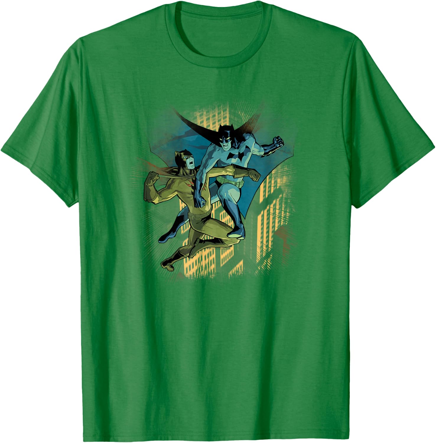 Batman vs. Catman T-Shirt - T-Shirt | Irish Green