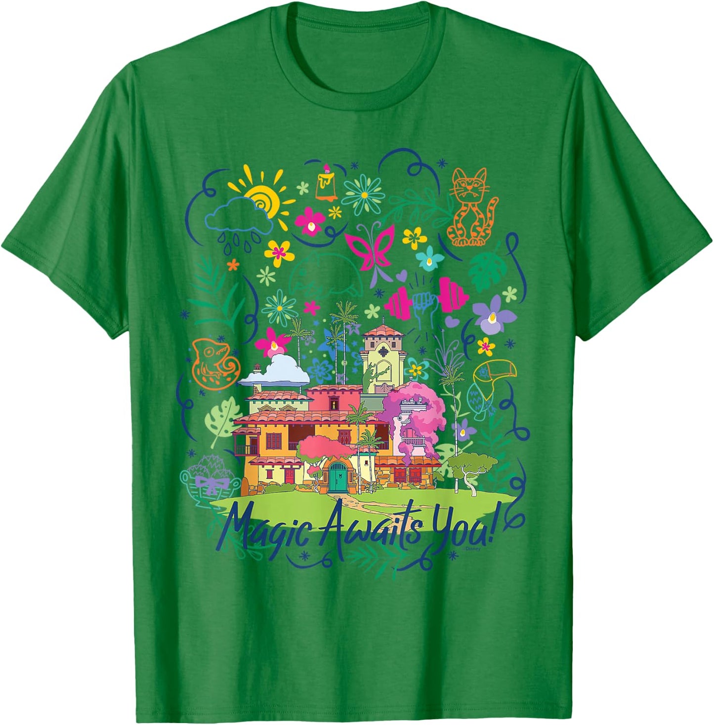 Encanto - Magic Awaits You Casa Madrigal T-Shirt - T-Shirt | Irish Green