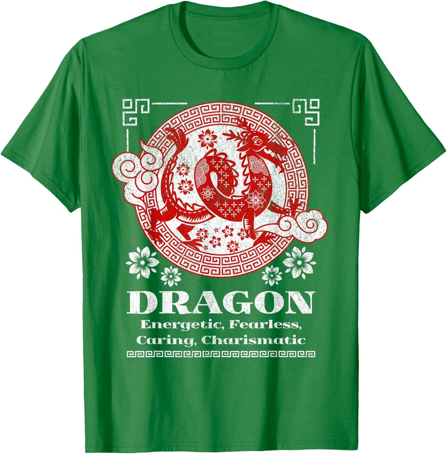 Chinese Zodiac Dragon Personality T-Shirt - T-Shirt | Irish Green