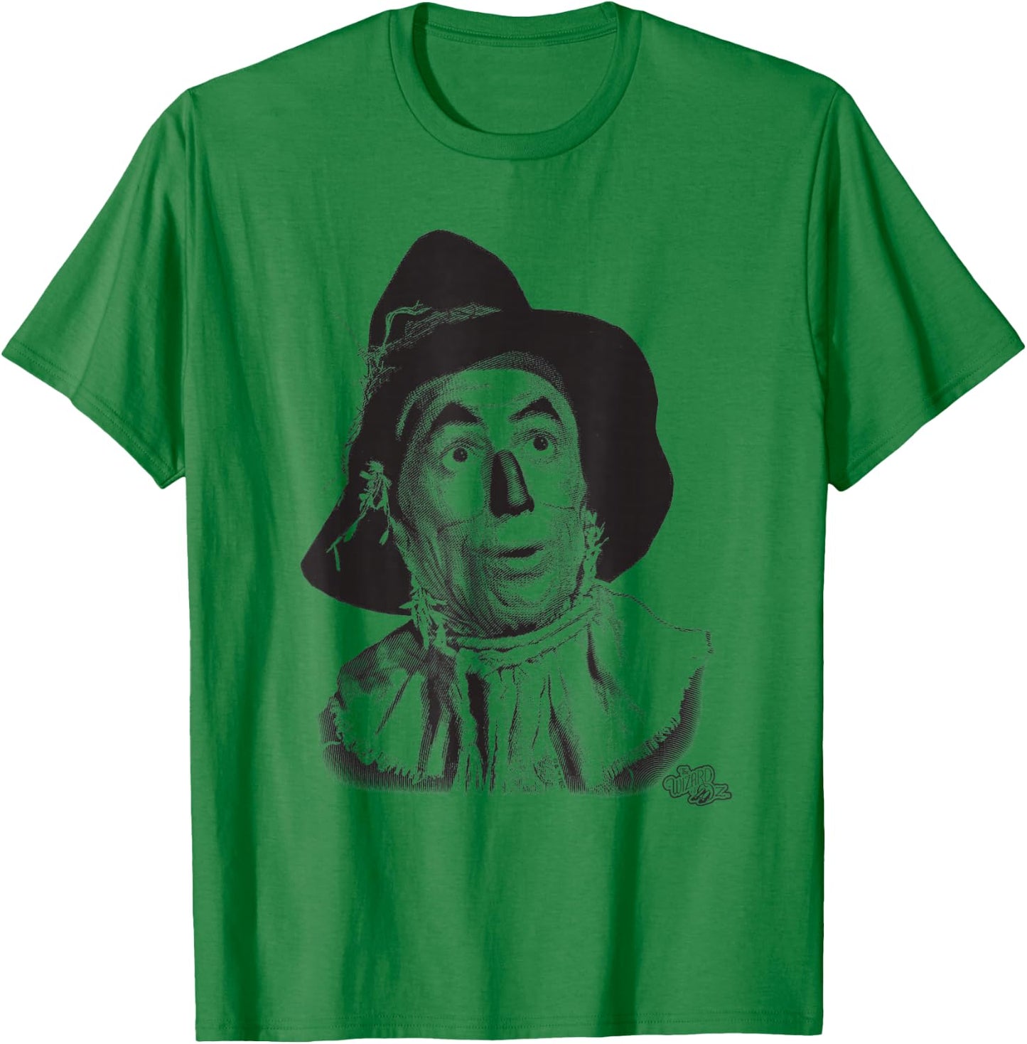 The Wizard of Oz Scarecrow Headshot T-Shirt - T-Shirt | Irish Green