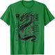 Drachen Streetwear Aesthetic Retro Mode Dragon Damen Herren T-Shirt - T-Shirt | Irish Green