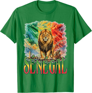 Senegal Bootleg Senegal Y2k T-Shirt - T-Shirt | Irish Green