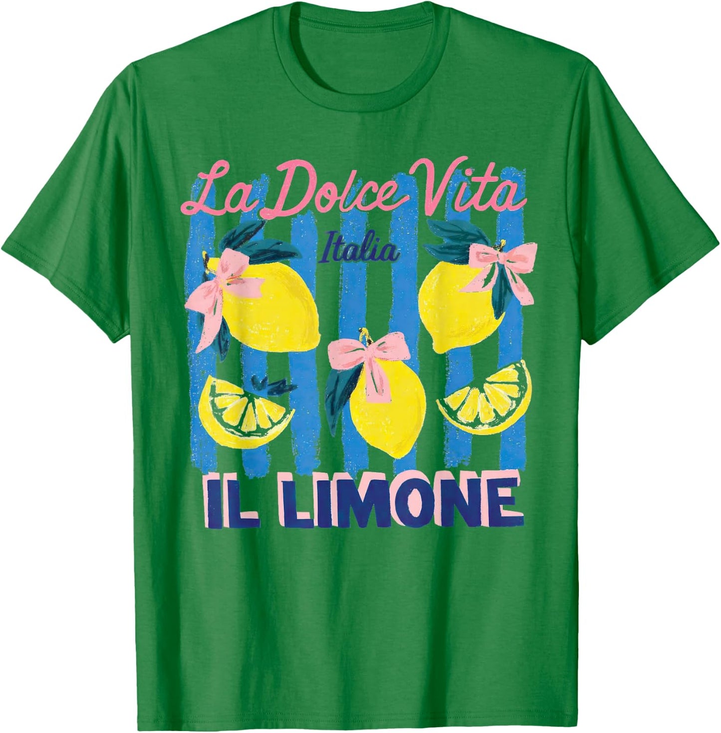 La Dolce Vita Italia Il Limone Vintage Lemon Summer Women T-Shirt - T-Shirt | Irish Green