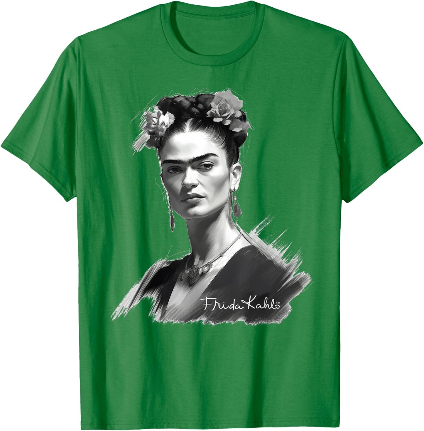 Frida Kahlo - Variety of Items, white T-Shirt - T-Shirt | Irish Green