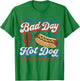 Bad Day to Be A Hot Dog Funny BBQ Grilling 4th of July BBQ T-Shirt - T-Shirt | Irish Green