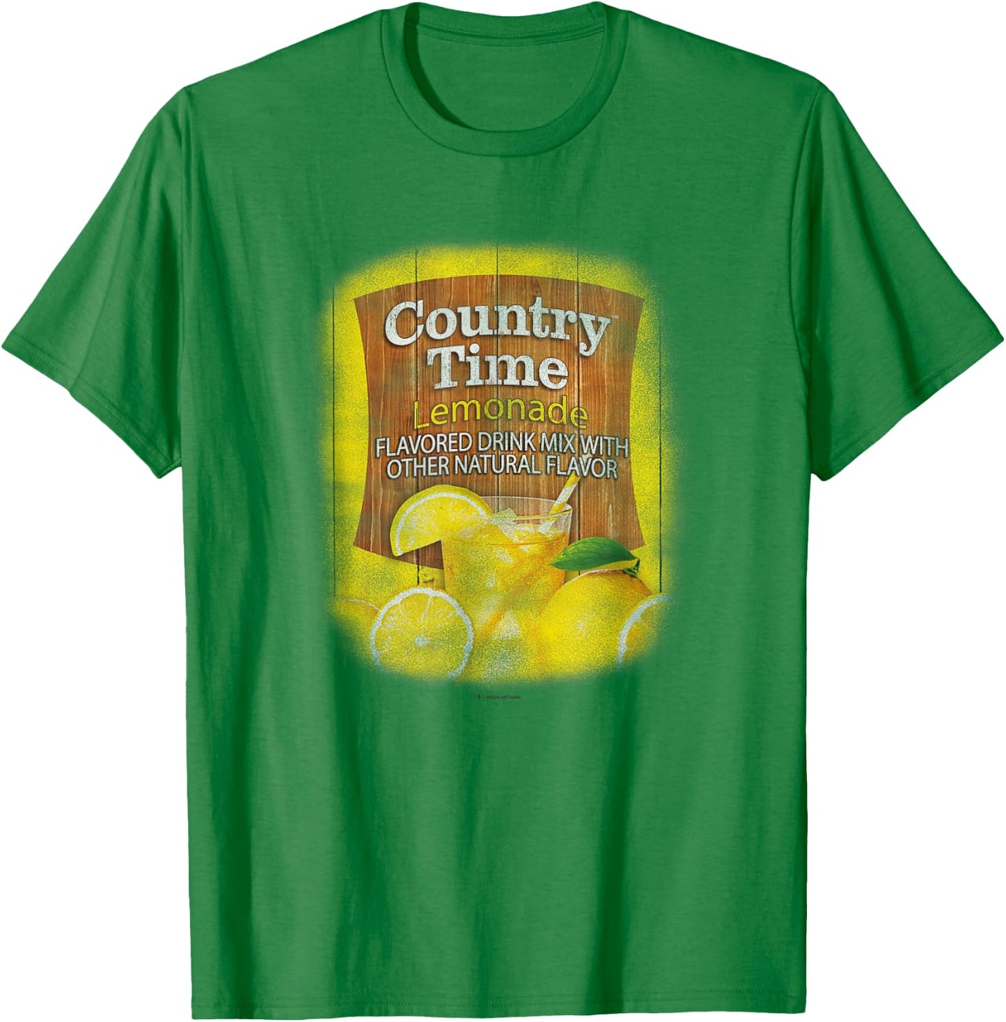 Country Time Lemonade Flavored Drink Natural Flavor Logo T-Shirt - T-Shirt | Irish Green