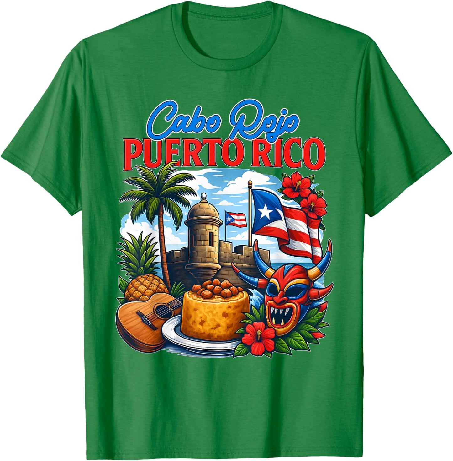Cabo Rojo Puerto Rico Vacation Matching Family Group Travel T-Shirt - T-Shirt | Irish Green