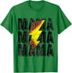 Funny Mothers Day Softball Leopard Thunderstorm Grandma Mama T-Shirt - T-Shirt | Irish Green
