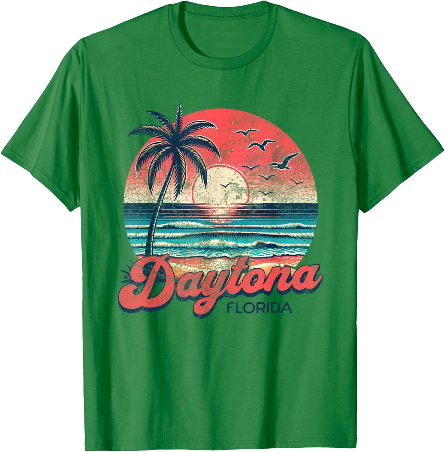 Daytona , white, S T-Shirt - T-Shirt | Irish Green