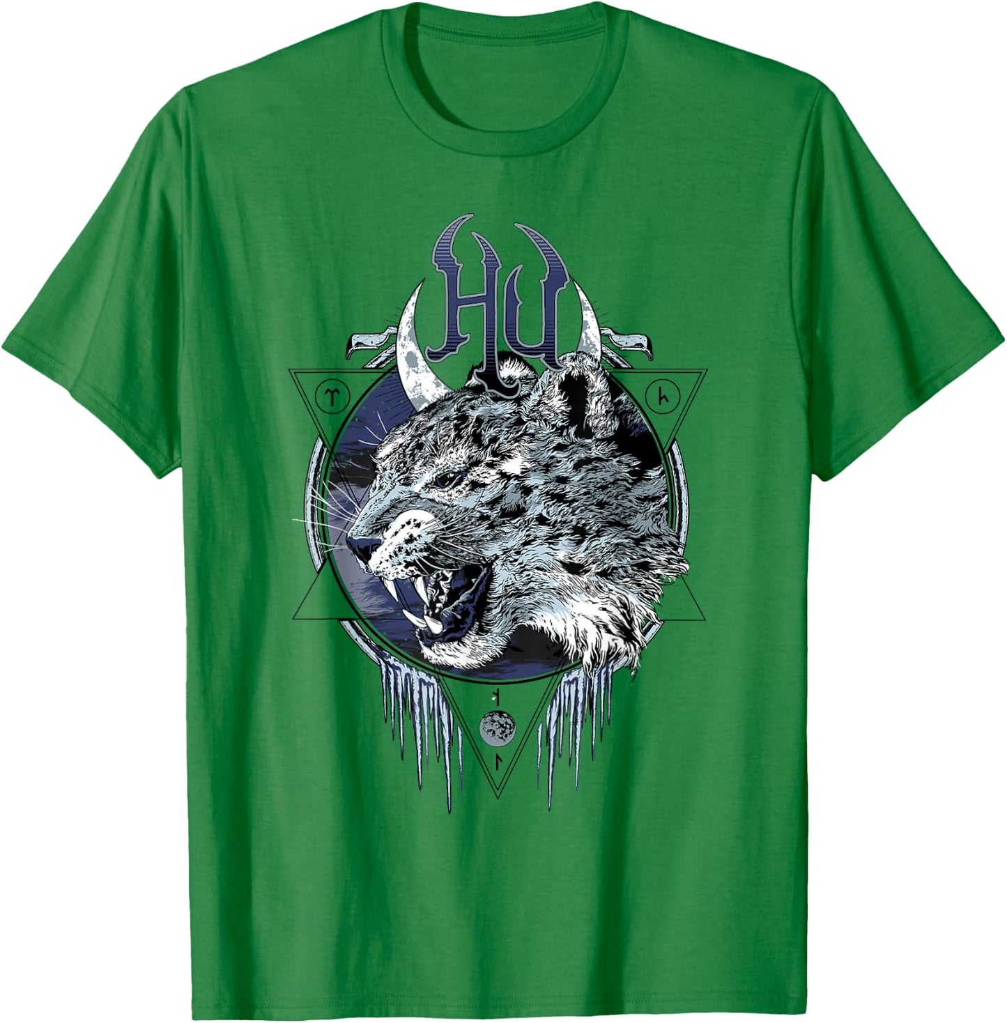 The Hu Snow Leopard T-Shirt - T-Shirt | Irish Green