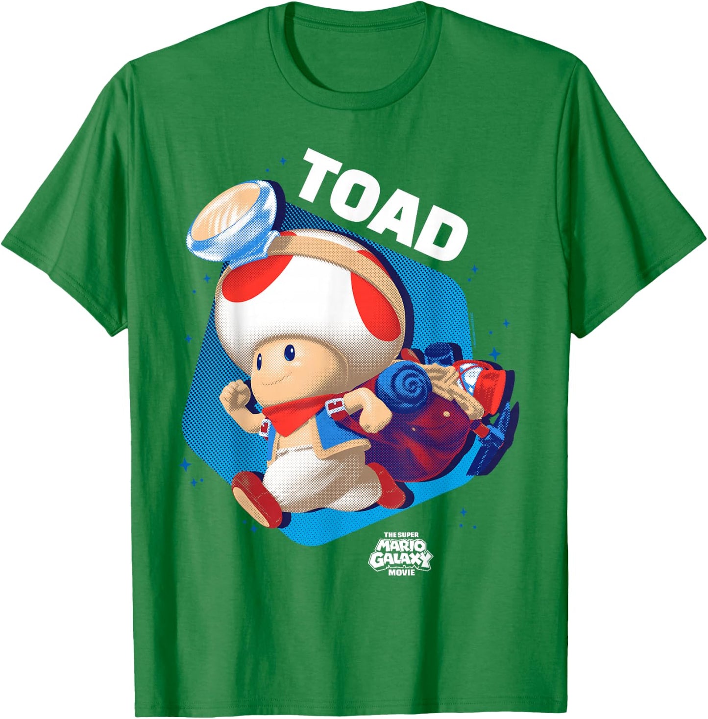 The Super Mario Galaxy Movie Toad Galactic Run T-Shirt - T-Shirt | Irish Green