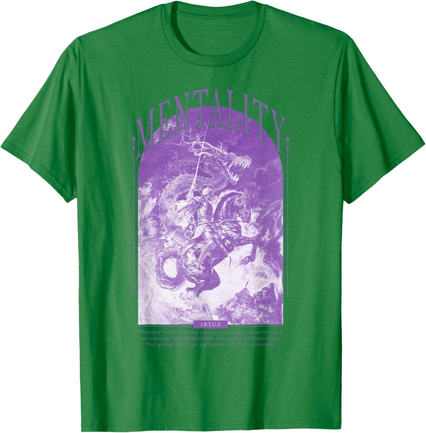 Vintage Retro Streetwear Graphic Y2K Women's Clothing Men's T-Shirt - T-Shirt | Irish Green