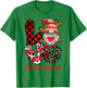 Social Worker Valentines Day Love Heart gnome social work T-Shirt - T-Shirt | Irish Green