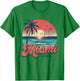 Miami , white, S T-Shirt - T-Shirt | Irish Green