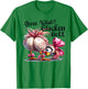Guess What Chicken Butt Funny Chicken Coquette Bow T-Shirt - T-Shirt | Irish Green