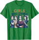 4th of July Girls Will Be Girls Women Empowerment Feminist T-Shirt - T-Shirt | Irish Green