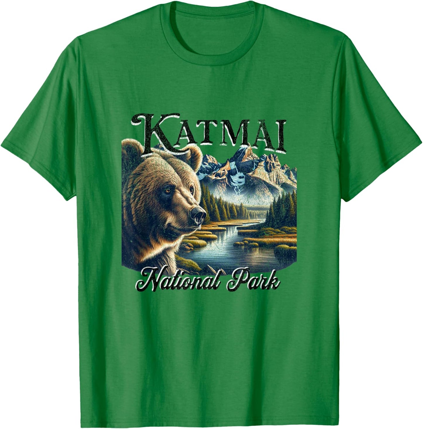 Katmai National Park T-Shirt - T-Shirt | Irish Green