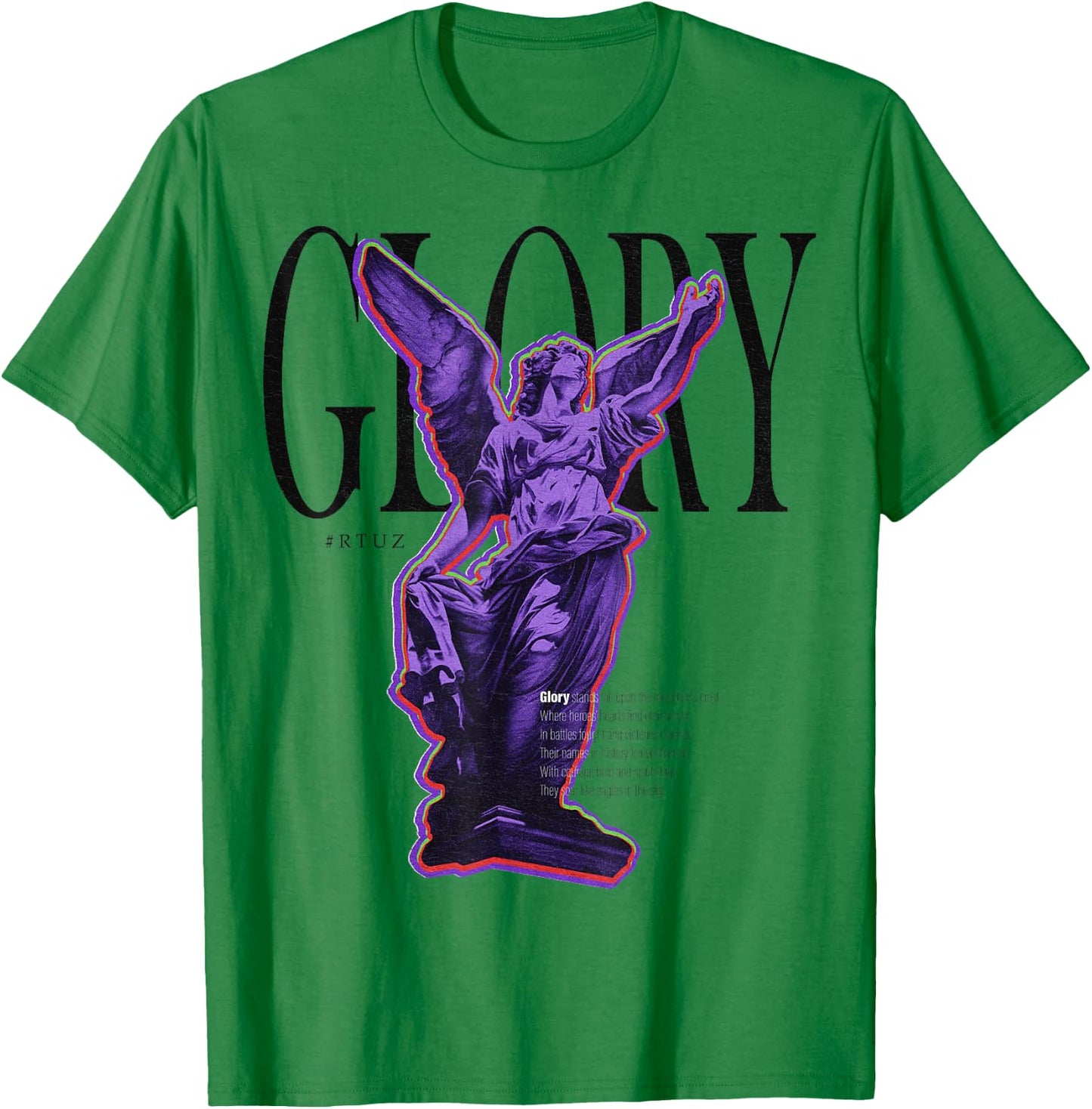 Modern Hip Hop Vintage Graffiti Urban Angel Streetwear , White T-Shirt - T-Shirt | Irish Green
