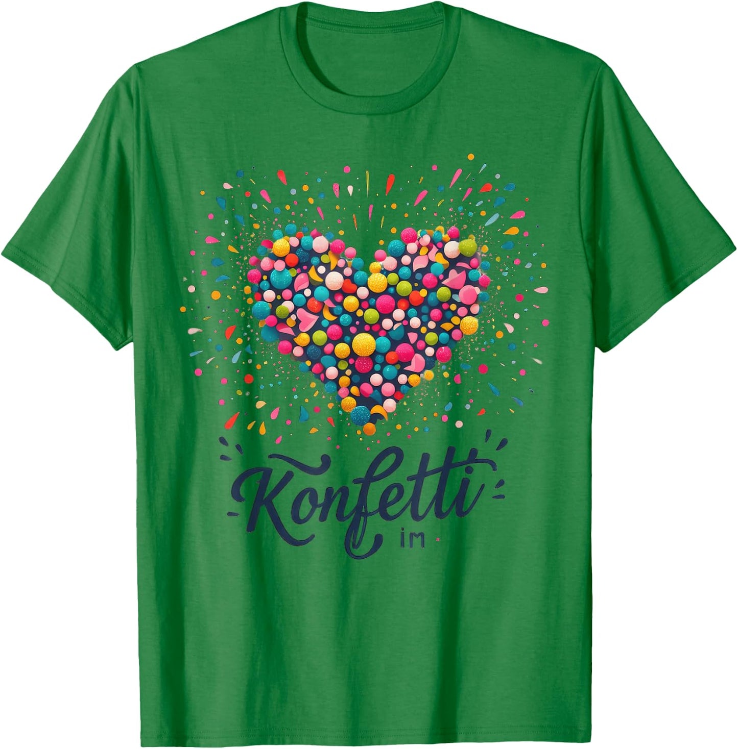 Shirt Konfetti im Herzen , White T-Shirt - T-Shirt | Irish Green