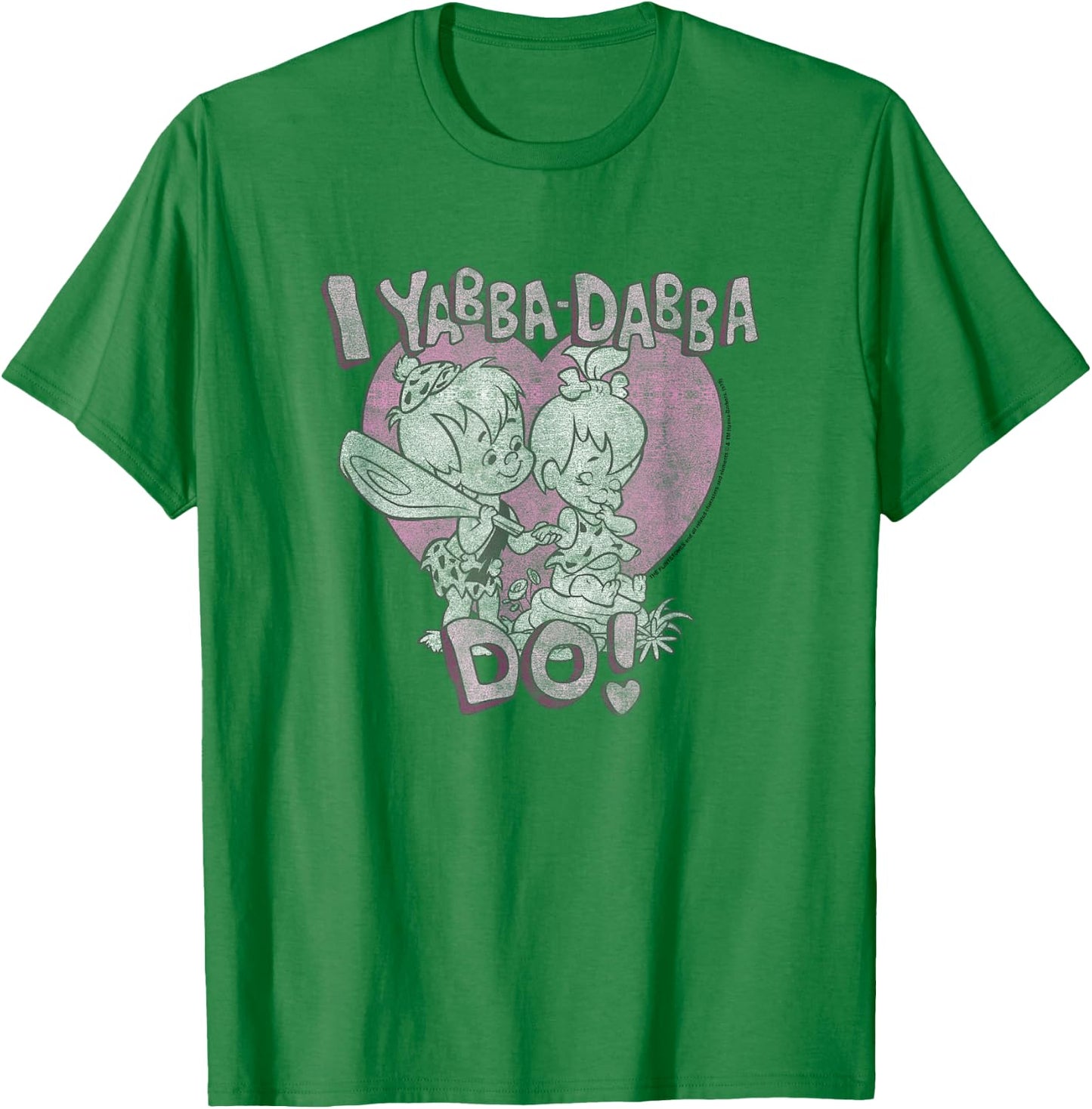 The Flintstones Pebbles & Bam-Bam I Yabba-Dabba Do! Small T-Shirt - T-Shirt | Irish Green