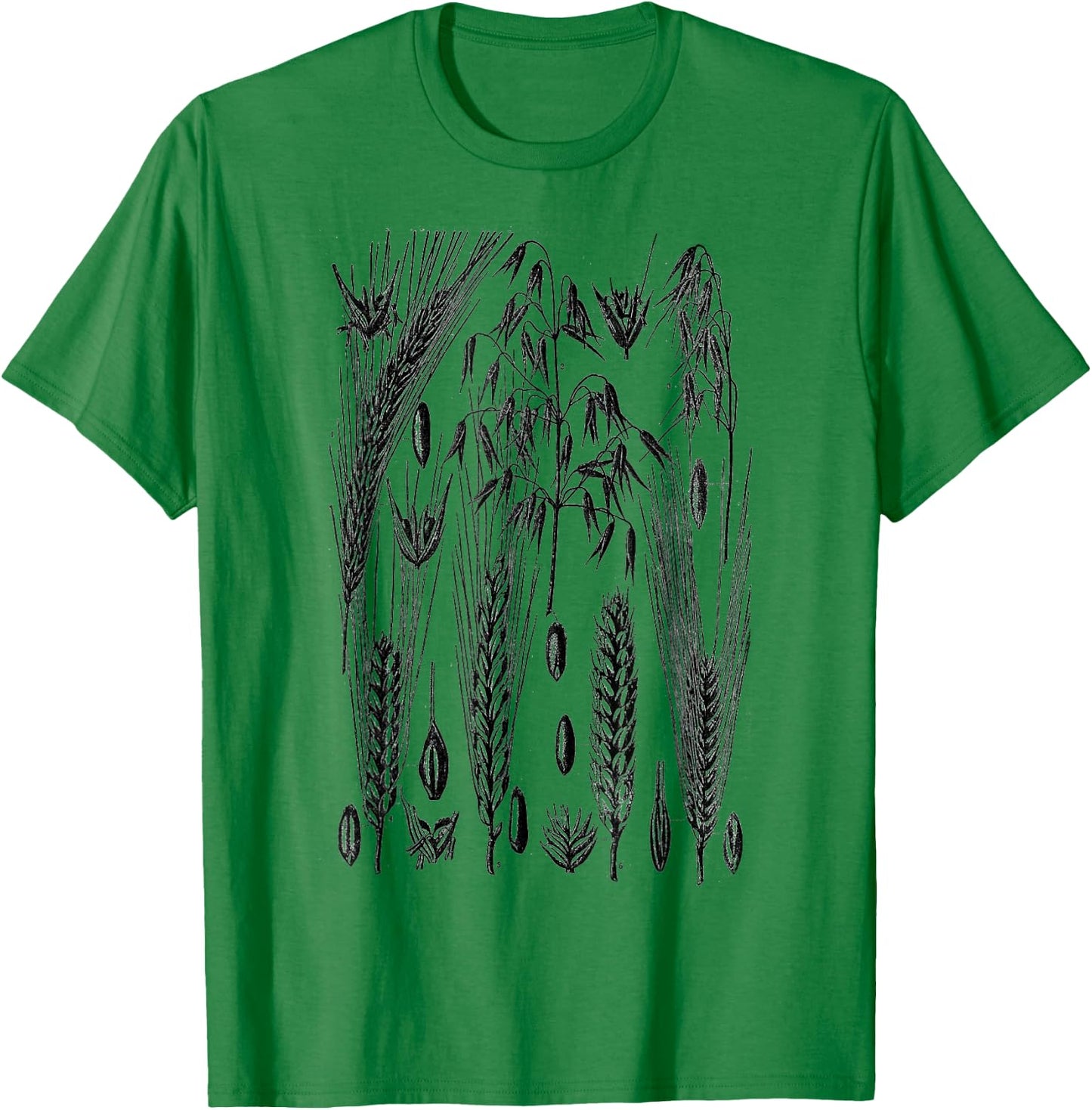Farmers Grain Wheat Farm Family Wheat Vintage Wheat Print T-Shirt - T-Shirt | Irish Green