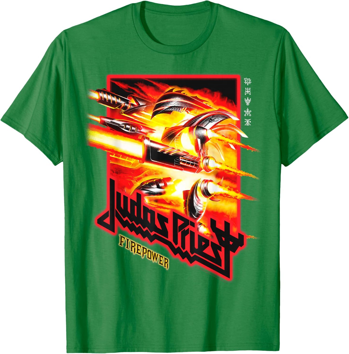 Judas Priest – Firepower Figure Red T-Shirt - T-Shirt | Irish Green