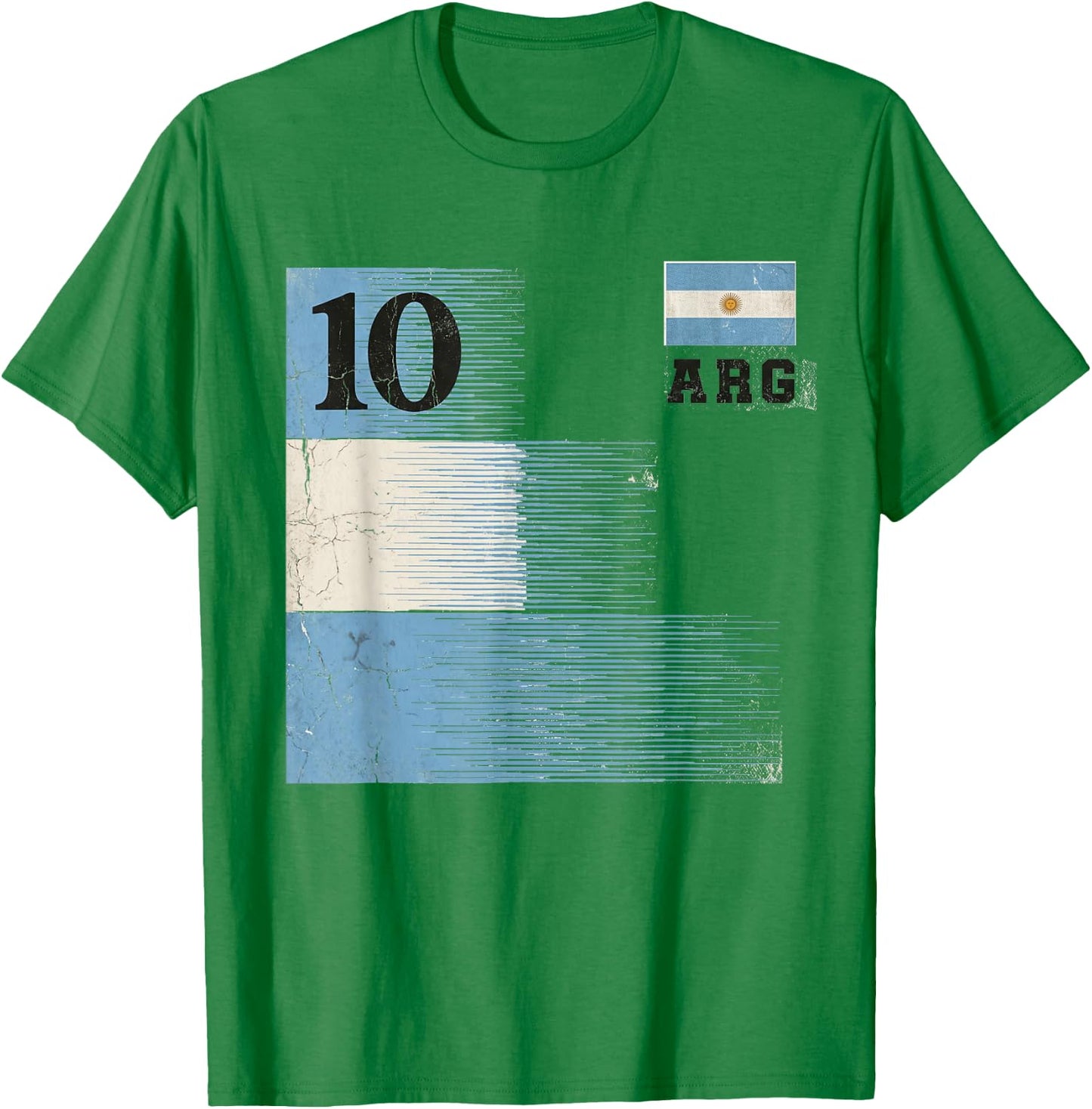 Argentina Flag Argentina Gift Hispanic Heritage Argentinian T-Shirt - T-Shirt | Irish Green