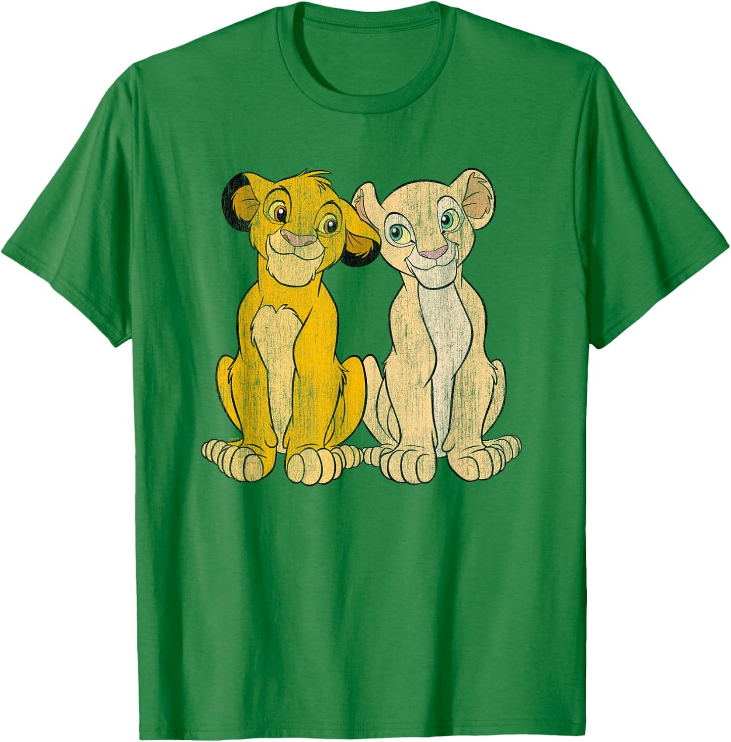 The Lion King Simba And Nala BILKNG00068 T-Shirt - T-Shirt | Irish Green