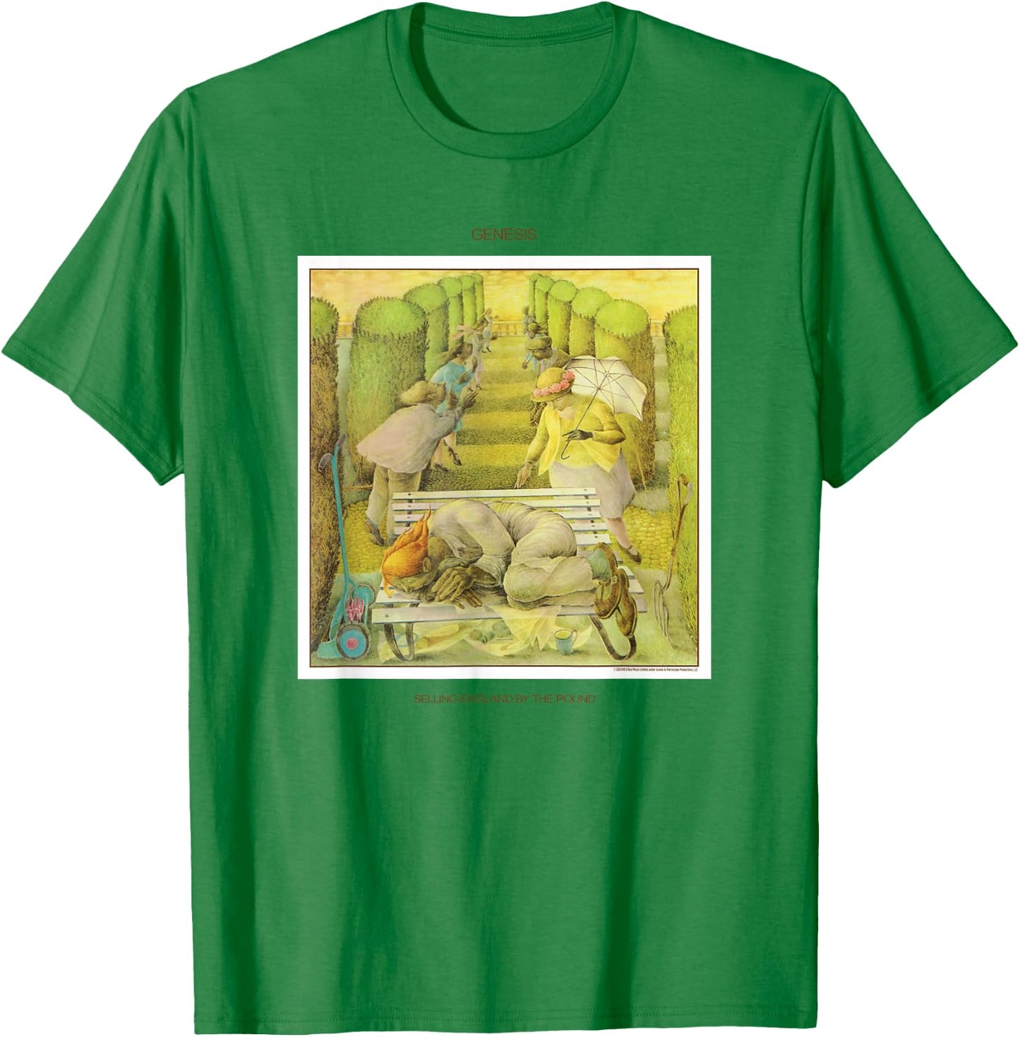 Genesis Selling England By The Pound T-Shirt - T-Shirt | Irish Green
