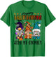 Happy Hallowthanksmas With My Gnomies Funny Cute Gnomes T-Shirt - T-Shirt | Irish Green