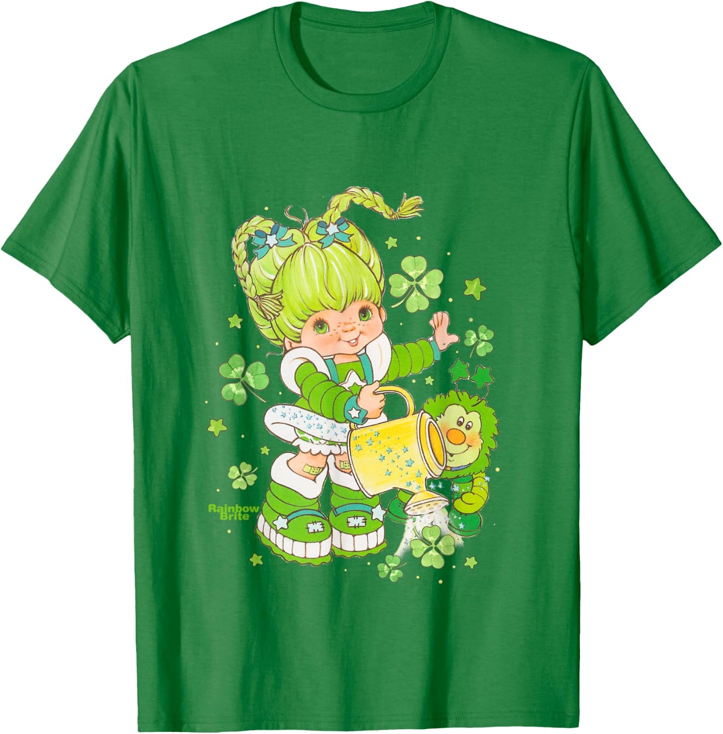 Rainbow Brite St. Patrick's Day Patty O'Green & Sprite T-Shirt - T-Shirt | Irish Green