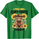 Scottish Highland Cow Feeling Fluff-tastic today! T-Shirt - T-Shirt | Irish Green