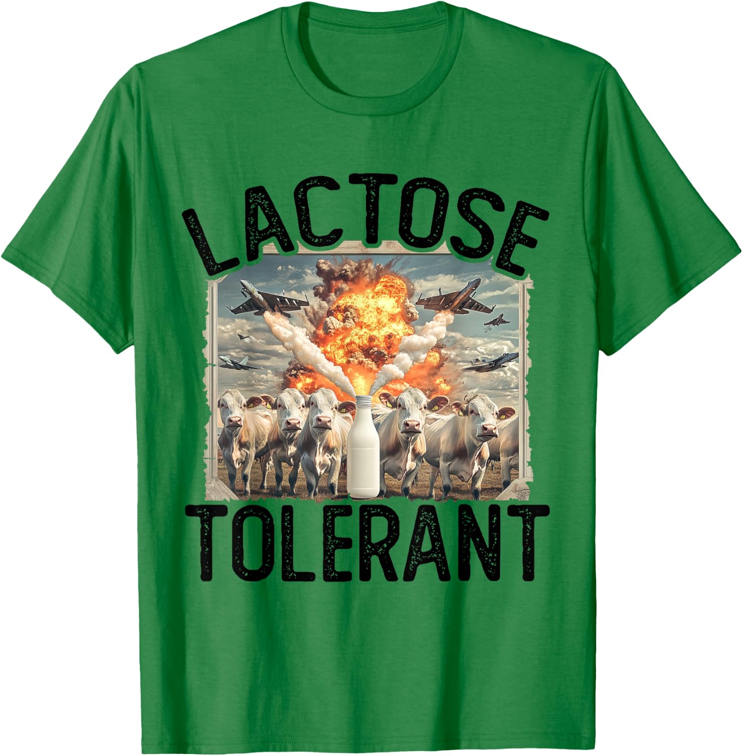 Lactose Tolerant | Milk Lover | Pro Dairy T-Shirt - T-Shirt | Irish Green