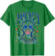 Brushstroke Statue of Liberty Blowing Bubble Gum 4th of July T-Shirt - T-Shirt | Irish Green
