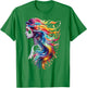 Mermaid Colorful Abstract Art Women Fantasy Mermaid T-Shirt - T-Shirt | Irish Green