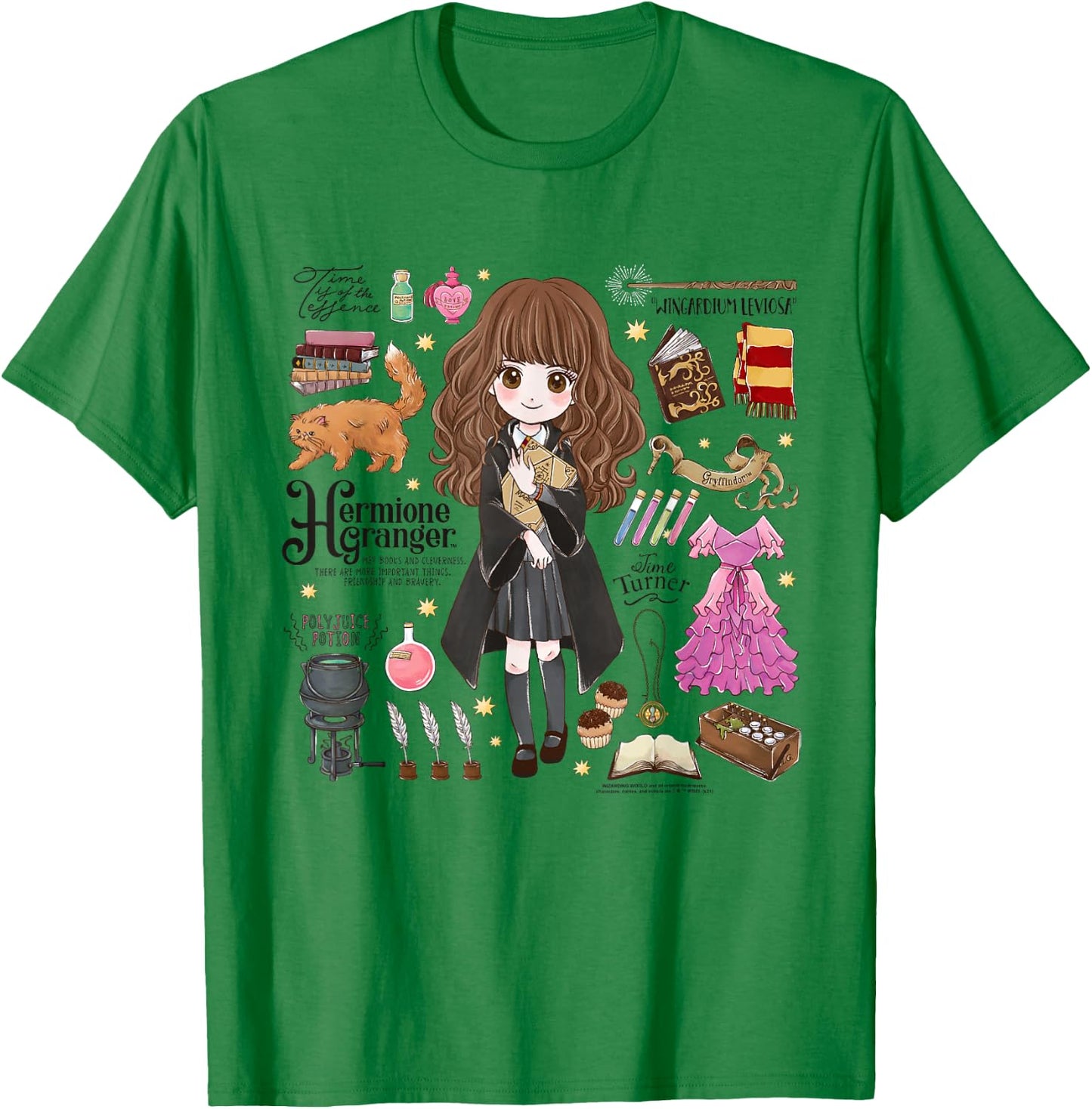 Harry Potter Everything That is Hermione Granger T-Shirt - T-Shirt | Irish Green