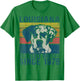 Louisiana Catahoula Leopard Dog Fan Lover Retro T-Shirt - T-Shirt | Irish Green